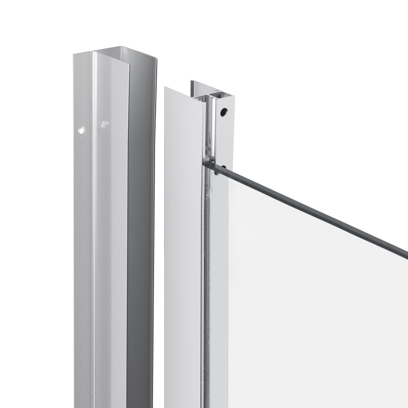 Qtap Душова кабіна Taurus CRM1099AC6 90х90 см, скло Clear 6 мм покриття CalcLess, без піддону (TAUCRM1099AC6)