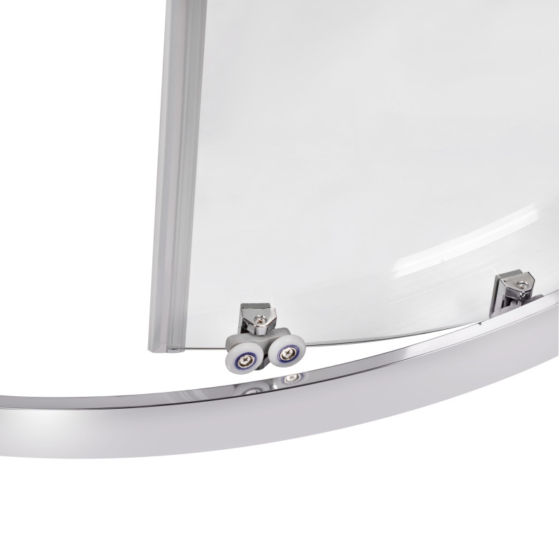 Qtap Душова кабіна Taurus CRM1099AC6 90х90 см, скло Clear 6 мм покриття CalcLess, без піддону (TAUCRM1099AC6)