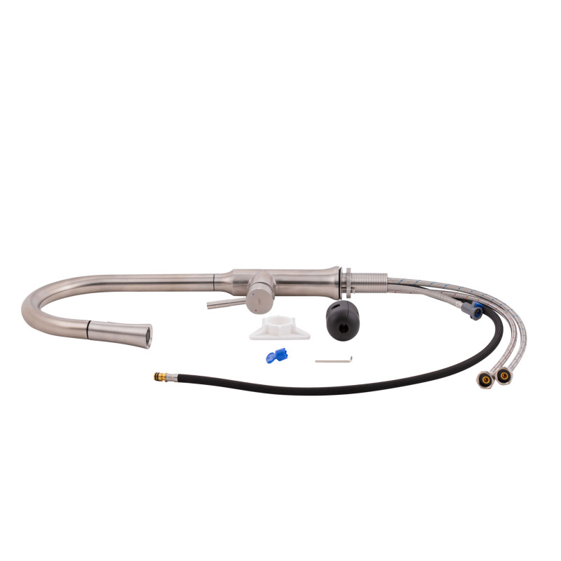 Qtap Змішувач для кухні Baruska нікель (QTBAR9137103UN)