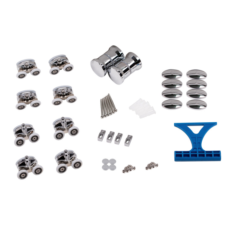 Qtap Набір Душова кабіна Presto CRM1099AP5 Pear 1970x900x900 мм + піддон Robin 309912C 90x90x12 см з сифоном (PRECRM1099AP5SET)