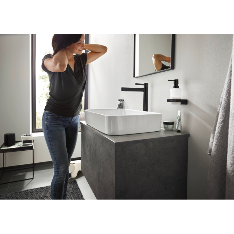 Hansgrohe Смеситель для умывальника Finoris Finoris 260 черный матовый