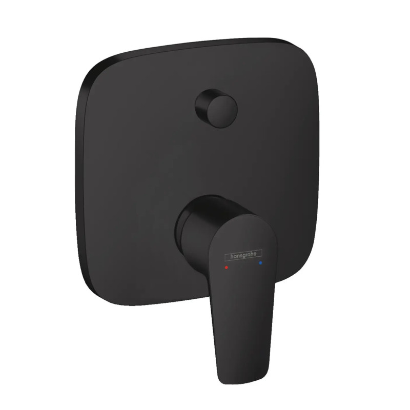 Hansgrohe Змішувач для ванни Talis E прихований монтаж чорний матовий