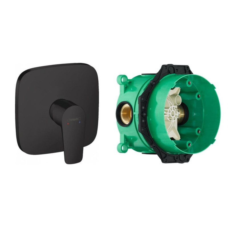 Hansgrohe Смеситель для душа Talis E скрытый монтаж черный матовый