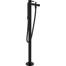 Hansgrohe Змішувач для ванни Finoris підлоговий чорний матовий