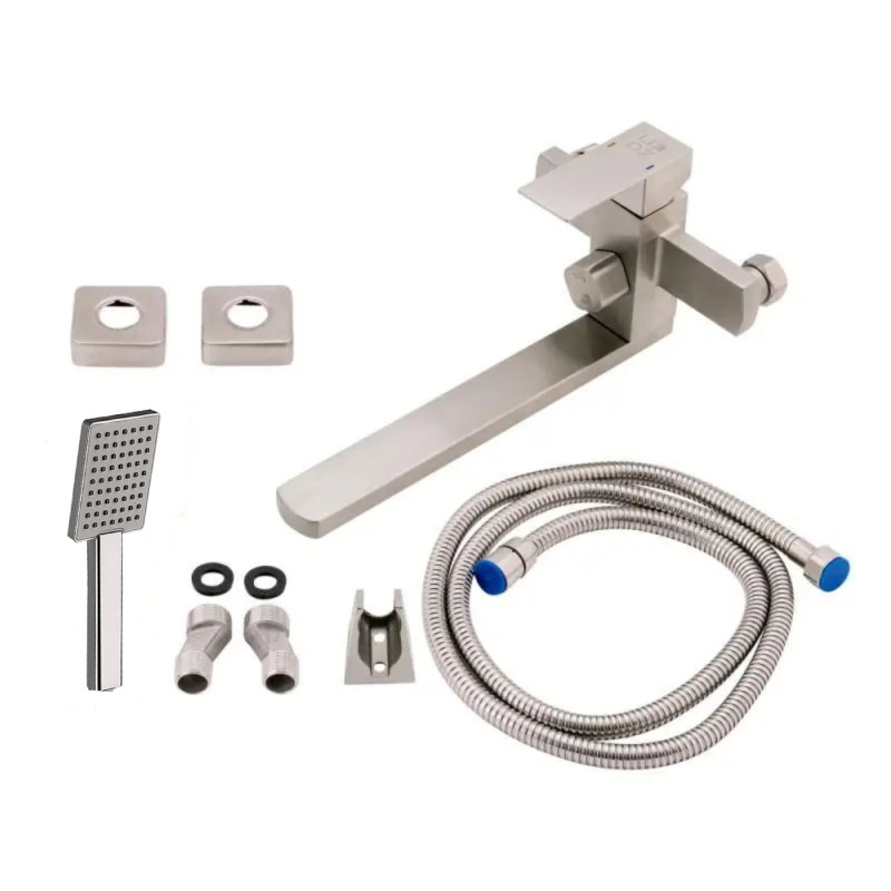 Lidz Змішувач для ванни Kubis 005 Нікель (LDKUB005NKS28537)