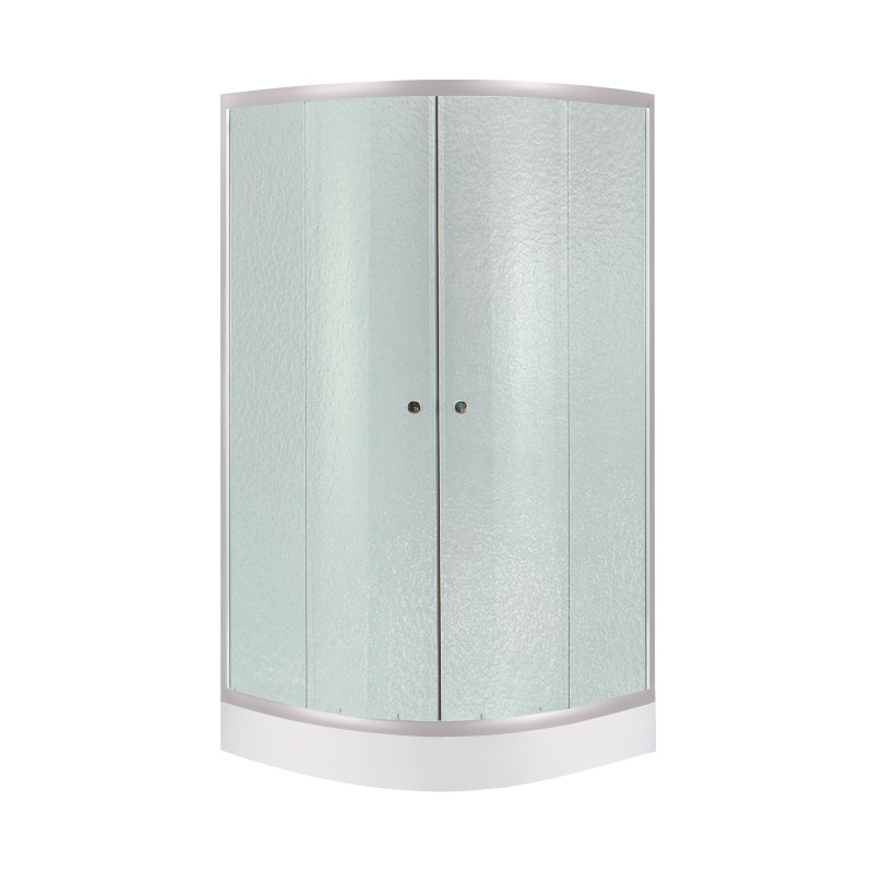 Lidz Набір Душова кабіна Latwa SC80x80.SAT.LOW.FR, скло Frost 4 мм + піддон Kupala (LLSC8080SATLOWFR2SET)