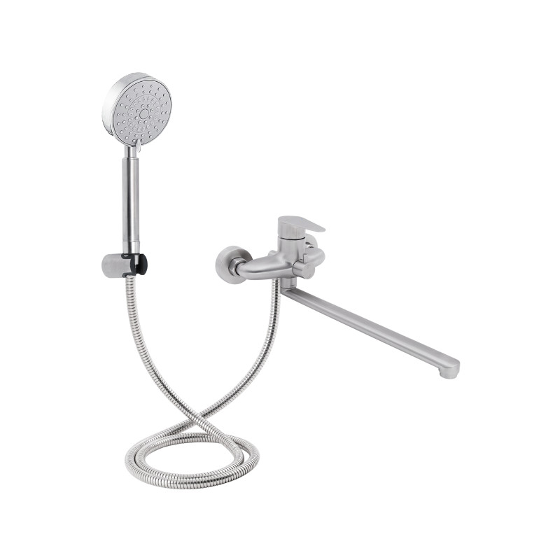 Lidz Змішувач для ванни Vida 005 Нікель (LDVID005NKS38087)