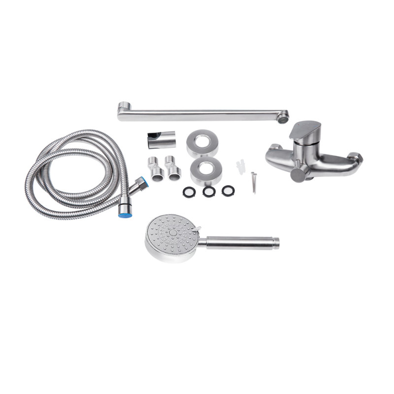 Lidz Змішувач для ванни Vida 005 Нікель (LDVID005NKS38087)