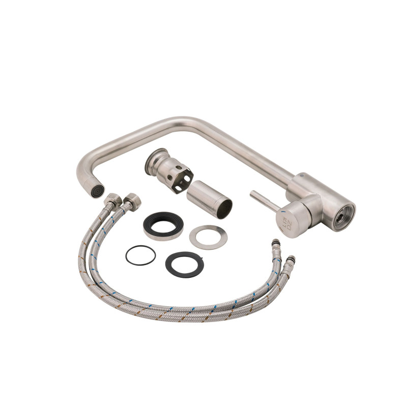 Lidz Змішувач для кухні Aria 015F1 Нікель (LDARI015F1NKS21690)