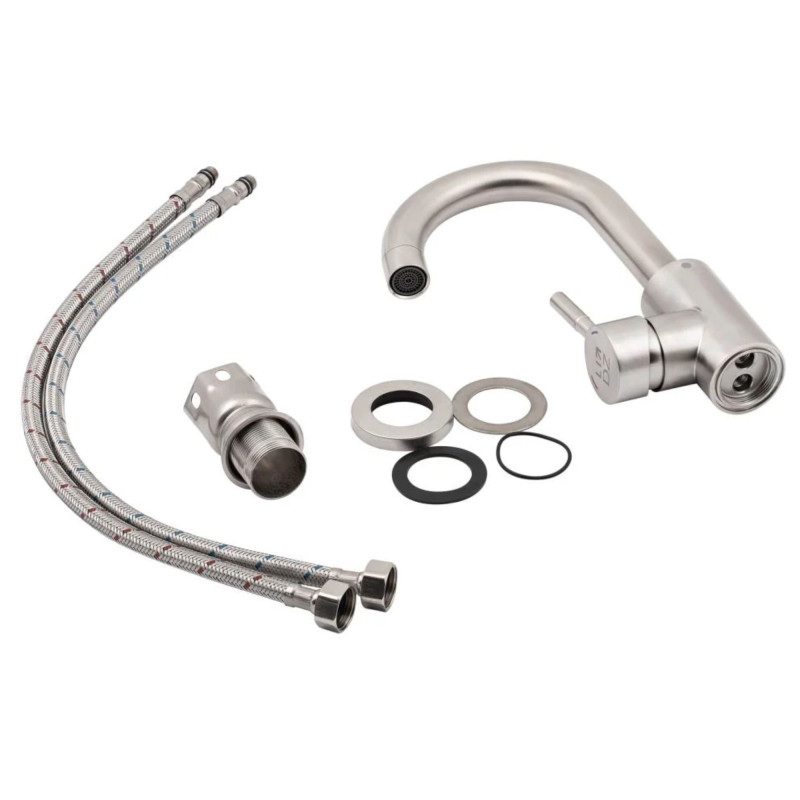 Lidz Змішувач для кухні Aria 015F2 Нікель (LDARI015F2NKS34942)