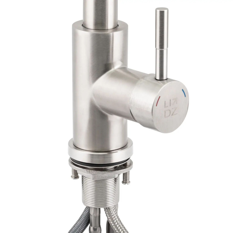 Lidz Змішувач для кухні Aria 015FL1 Нікель (LDARI015FL1NKS34944)