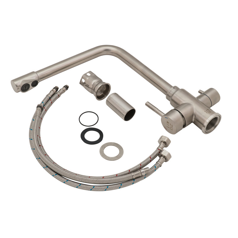 Lidz Змішувач для кухні Aria 020F1 Нікель (LDARI020F1NKS34941)