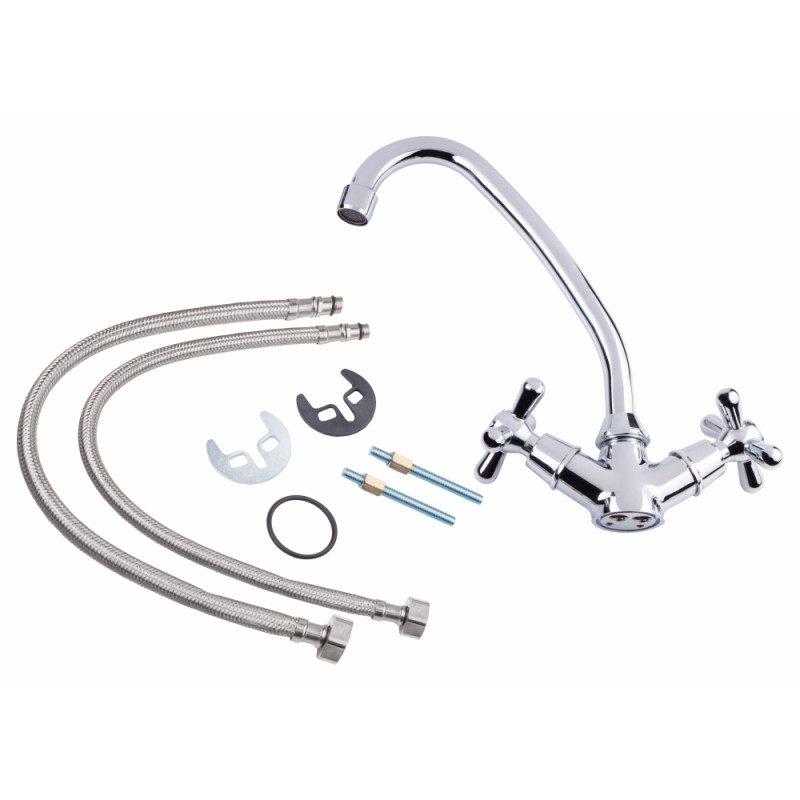 Lidz Змішувач для кухні Dominox 271 Хром (LDDOM271CRM35534)