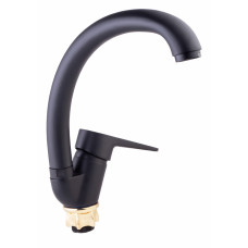 Lidz Змішувач для кухні Nicole 008F Чорний (LDNIC008FBLA35181)