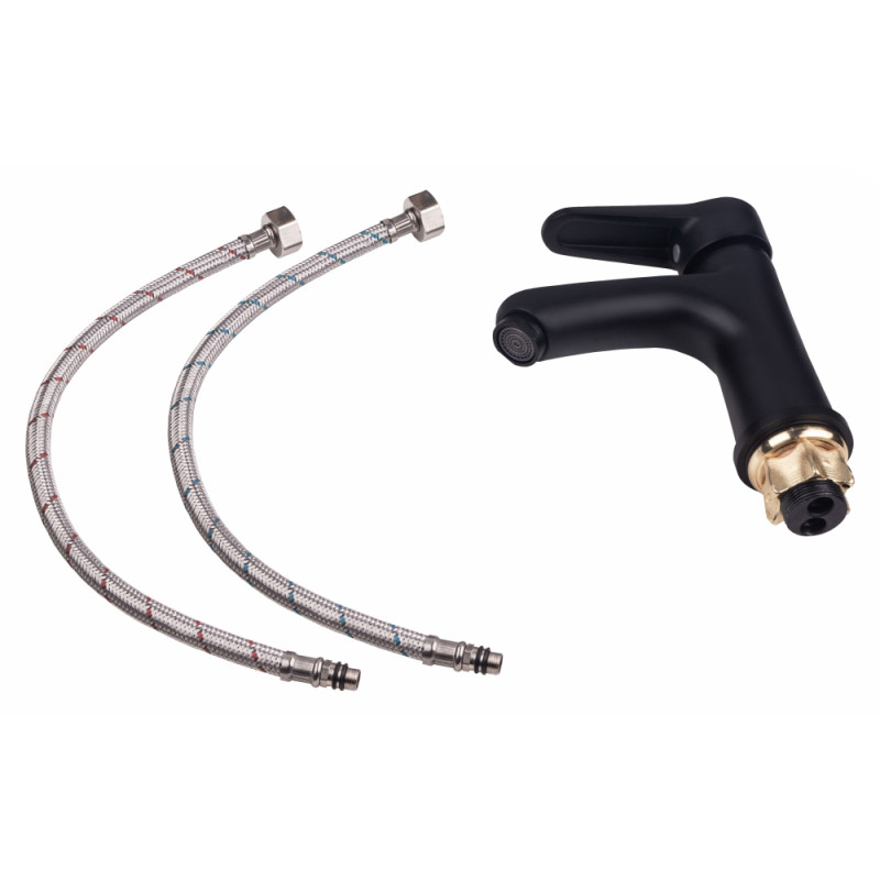 Lidz Змішувач для раковини Nicole 001F Чорний (LDNIC001FBLA35178)