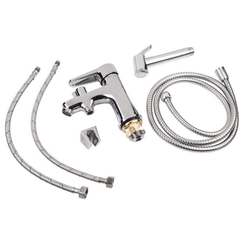 Lidz Змішувач для раковини з лійкою Nicole 001FB Хром (LDNIC001FBCRM35099)