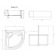 Lidz Душовий піддон Kapielka ST800x800x410 (LKAST808041)