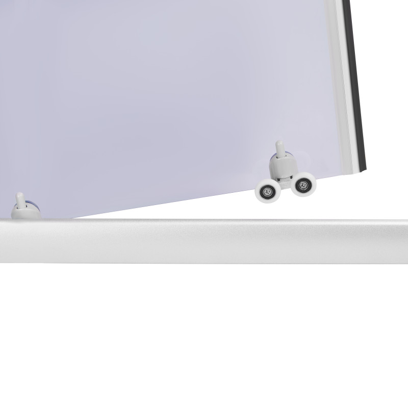 Lidz Душова кабіна Latwa SC80x80.SAT.HIGH.GR полукругла, скло тон. 4 мм + Душовий піддон KAPIELKA ST80x80x41 з панеллю (LLSC8080SATHIGHGR2SET)