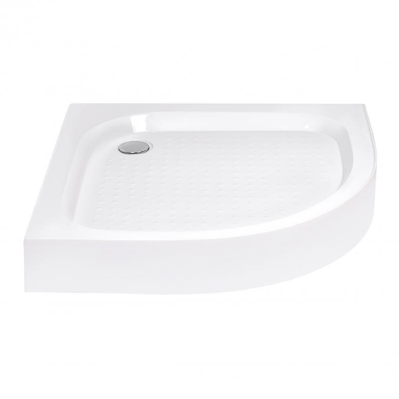 Lidz Душова кабіна Latwa SC90x90.SAT.LOW.GR, скло тон. 4 мм + Душовий піддон KAPIELKA ST90x90x15 (LLASC9090SLGSET)