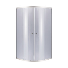 Lidz Душова кабіна Latwa SC90x90.SAT.LOW.GR, скло тоноване 4 мм без піддону (LLSC9090SATLOWGR2)