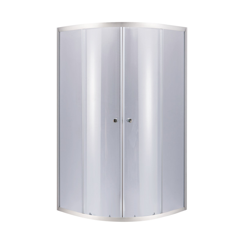 Lidz Душова кабіна Latwa SC90x90.SAT.LOW.GR, скло тоноване 4 мм без піддону (LLSC9090SATLOWGR2)