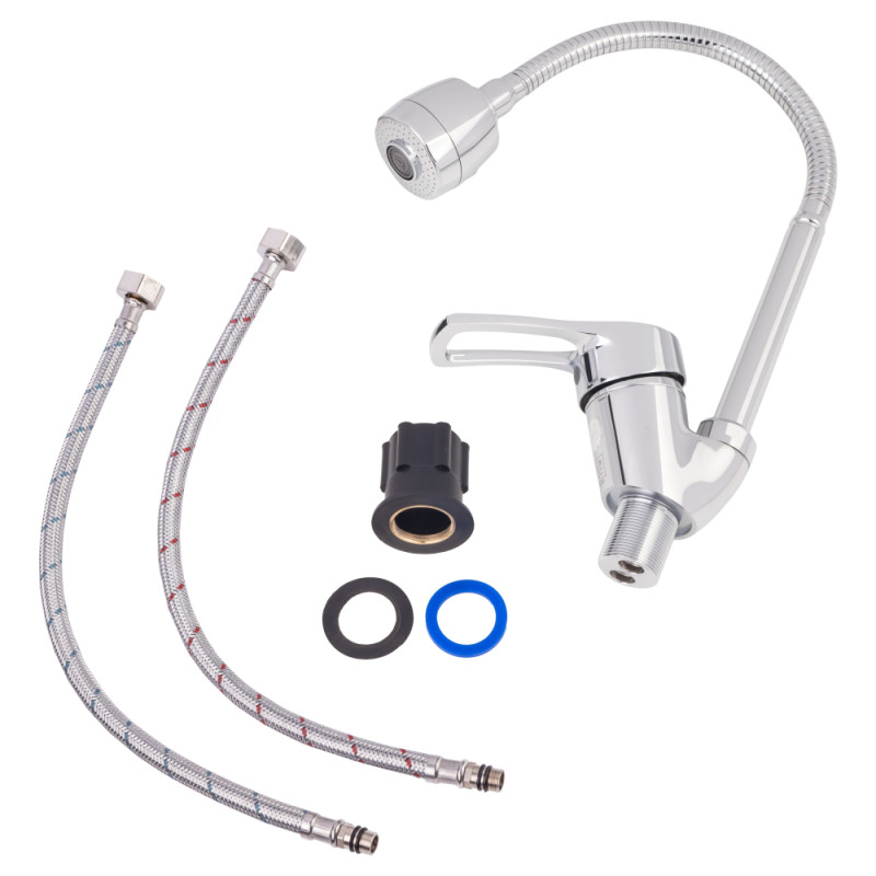 Lidz Змішувач для кухні Agata 008F4 Хром (LDAGA008F4CRM35126)