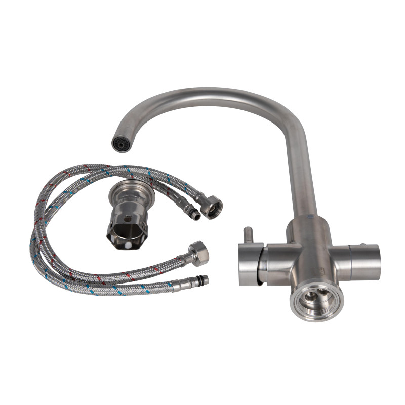 Lidz Змішувач для кухні Aria 020F Нікель (LDARI020FNKS43365)