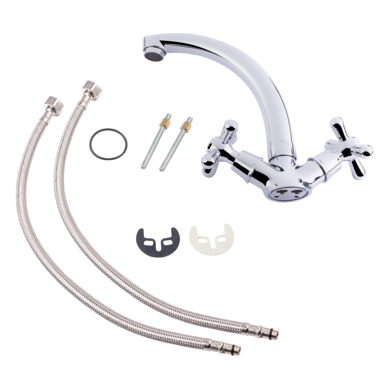 Lidz Змішувач для кухні Dominox 272 Хром (LDDOM272CRM35537)