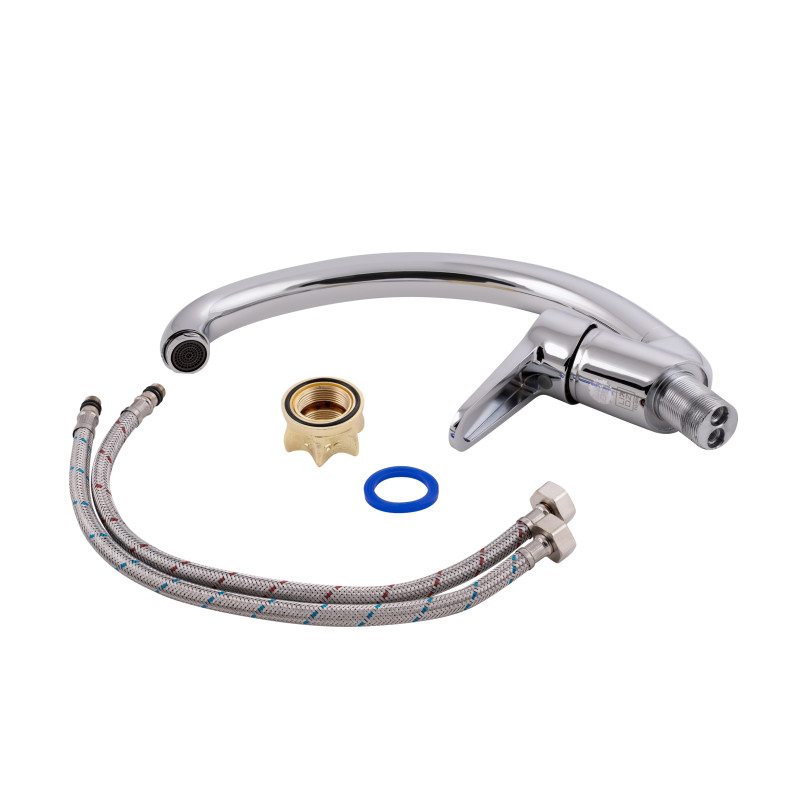 Lidz Змішувач для кухні Nicole 008F Хром (LDNIC008FCRM21877)