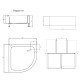 Lidz Душовий піддон Kapielka ST800x800x260 (LKAST808026)