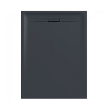 Geberit Душовий піддон SESTRA 80x120х4 см, прямокутний, графіт, поверхня зі сланцевою структурою