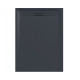 Geberit Душевой поддон SESTRA 80x120х4 см, прямоугольный, графит, поверхность со сланцевой структурой