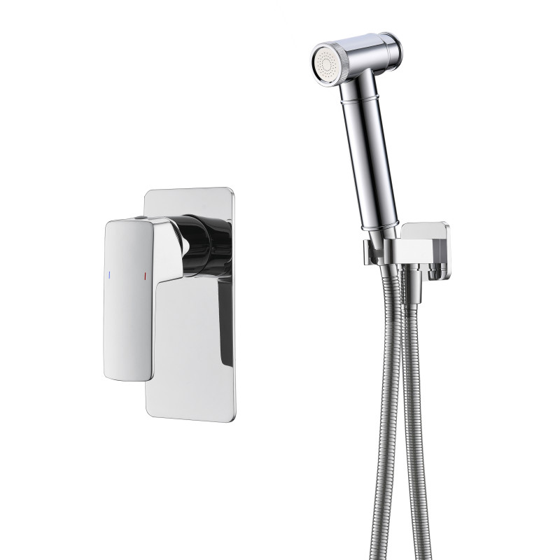 IMPRESE Набор скрытого монтажа GRAFIKY с гигиеническим душем, хром (ZMK061901120)