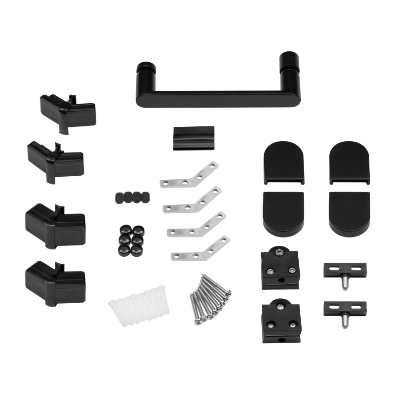 Qtap Душова кабіна Scorpio BLA10995-AC6 90х90 см, скло Clear 6 мм, CalcLess, без піддону (SCOBLA10995AC6)