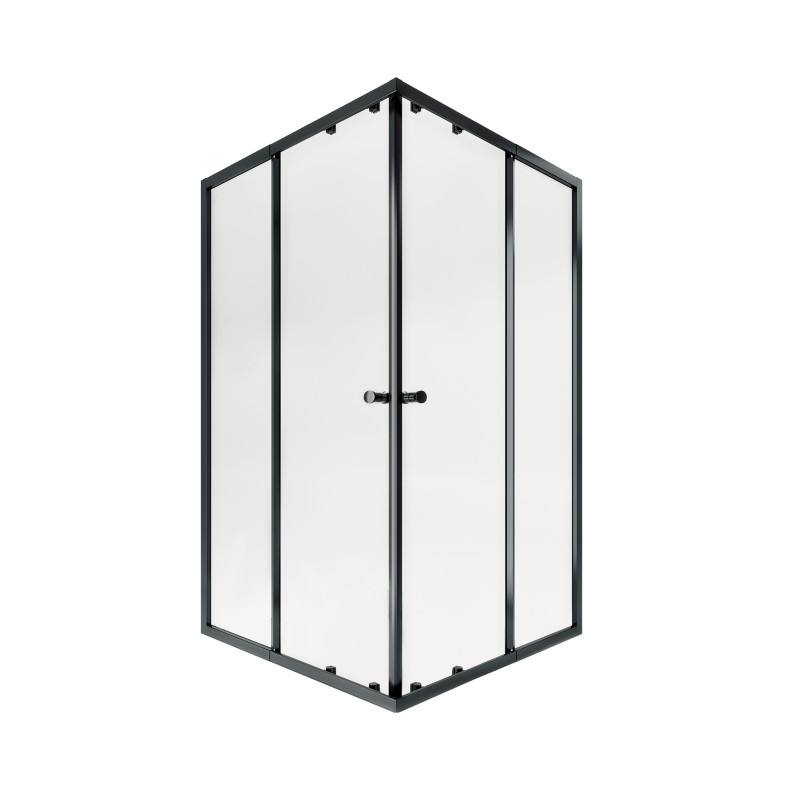 Qtap Душова кабіна Pisces BLA109-11SC5 90-105x90-105 см, скло Clear 5 мм без піддону (PISBLA10911SC5)