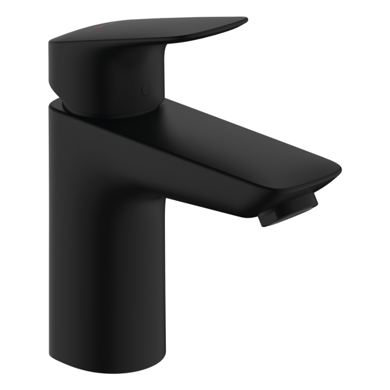 Hansgrohe Смеситель для умывальника Logis 100 черный матовый