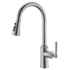 IMPRESE Змішувач для кухні HYDRANT, висувна лійка 500 мм, 3 функції, 35 мм (ZMK031806150)