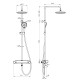 IMPRESE Система душа с термостатом CENTRUM LX, белые крышки, хром (T-10230LX) (T-10230LX)