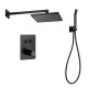 IMPRESE Система душа скрытого монтажа SMART CLICK (ZMK101901240+ZMK101901223+ZMK101901224), черный матовый (ZMK101901222)