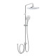 IMPRESE Набор душевой с смесителем для душа KAMPA, хром (SET20230911)