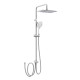 IMPRESE Набор душевой с смесителем для ванны LESNA, хром (SET20230902)