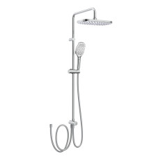 IMPRESE Душова система без змішувача BILA DESNE, овальна лійка, хром (T-00300SQ)