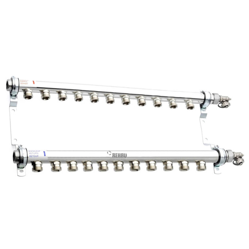 Колектор розподільчий HLV 11 для систем опалення (стальний), 11 контури 3/4" (110217001)