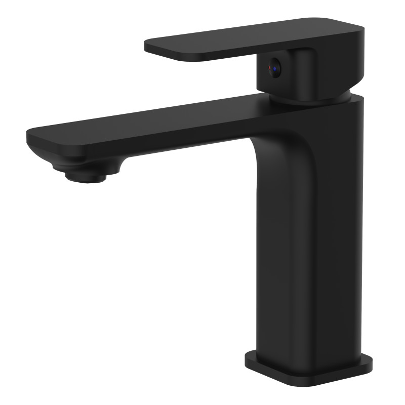 IMPRESE Змішувач для умивальника Bilovec, чорний матовий 35 мм (05256)