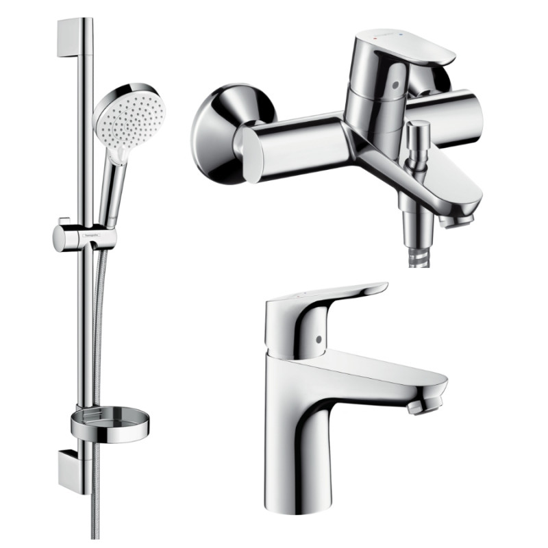 Hansgrohe Набір змішувачів для ванни Focus (31607000+31940000+26553400)