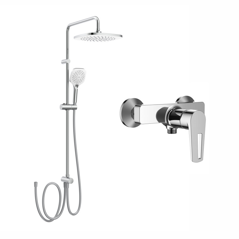 IMPRESE Душовий набір Біла Десне (15245+T-00261SQ) (SET20230601)