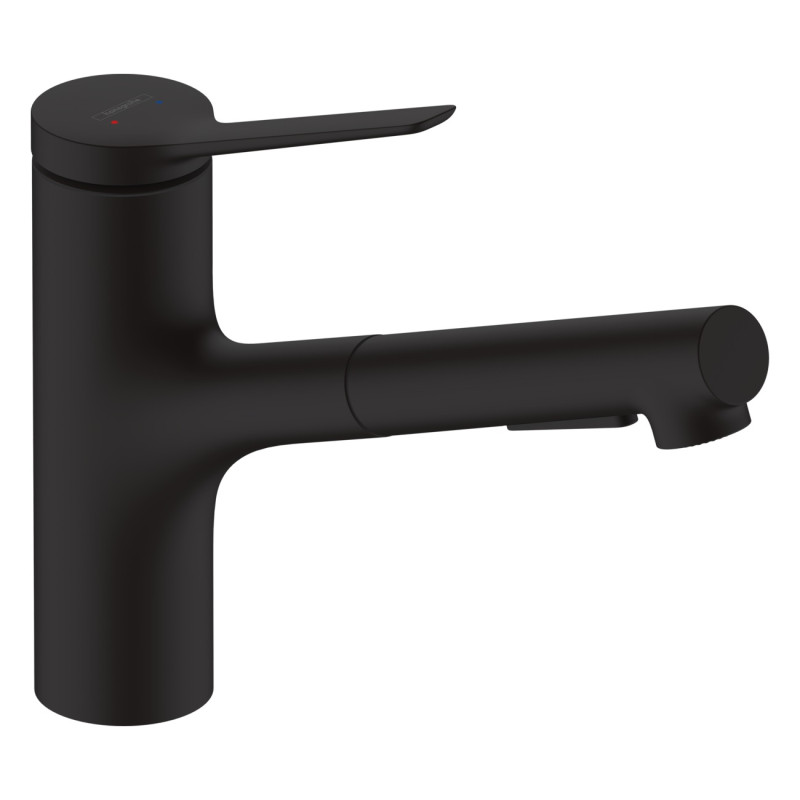 Hansgrohe Змішувач для кухні Zesis M33 150 з витяжним виливом (74800670)