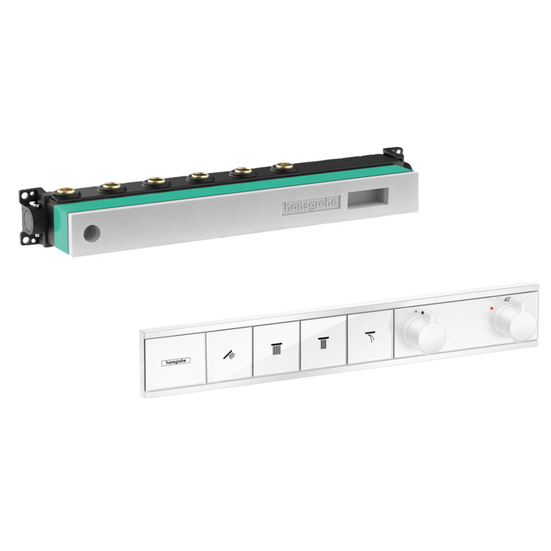 Hansgrohe Термостат для Rainselect на 4 споживача + прихована частина білий матовий