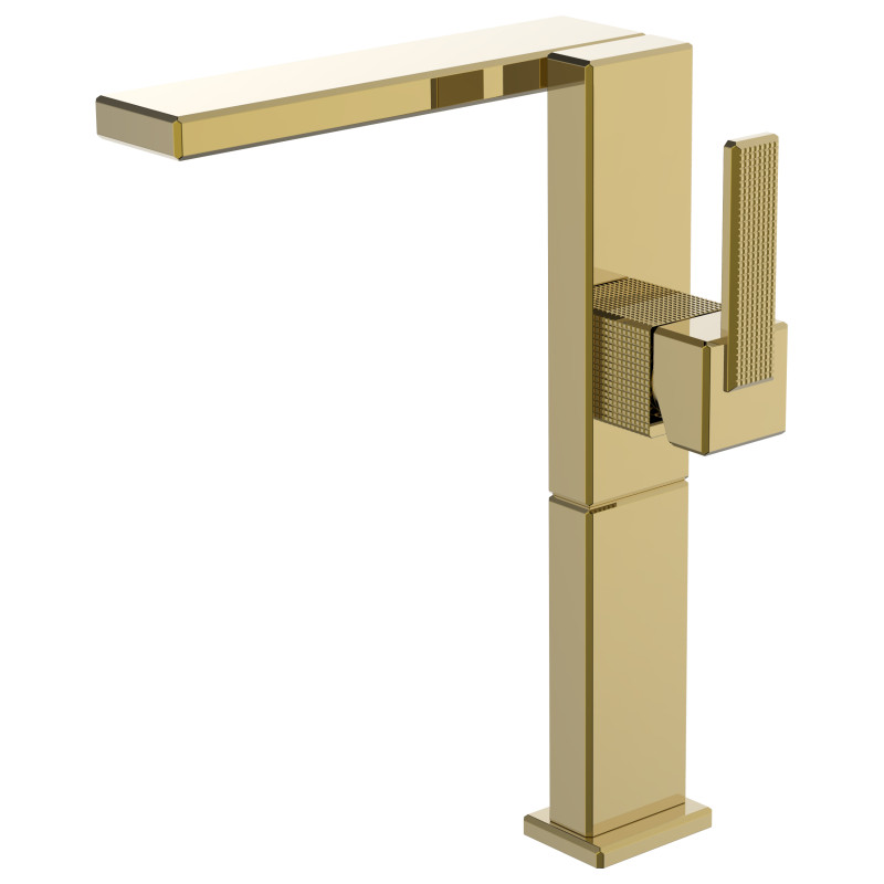 IMPRESE Змішувач для умивальника високий DEIRA, шампань (ZMK112009011)