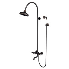 IMPRESE Душова система зі змішувачем для ванни PODZIMA ZRALA, патинована бронза (ZMK02170809)